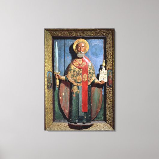 Toile Saint Nicolas de Mozhaisk, Yaroslavl School (Recto)