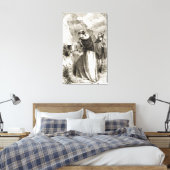 Toile Saint Patrick marquant le bouclier de Connal avec (Insitu(Chambre))