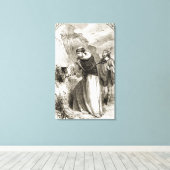 Toile Saint Patrick marquant le bouclier de Connal avec (Insitu (Plancher de Bois))