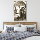 Toile Saint Patrick rencontré par des vierges dans le bo (Insitu(Chambre))