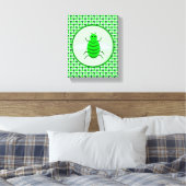 Toile Saint Patricks Day Bee et Shamrocks (Insitu(Chambre))