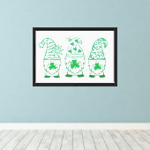 Toile Saint Patrick's Day Gnomes-60682 (Insitu (Plancher de Bois))