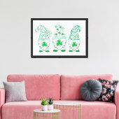 Toile Saint Patrick's Day Gnomes-60682 (Insitu(Salon))