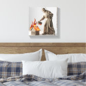 Toile Saint patron des pompiers (Insitu(Chambre))