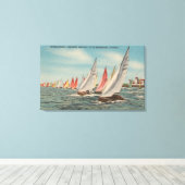 Toile Saint-Pétersbourg, FL - Vue de la région de la fou (Insitu (Plancher de Bois))