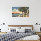 Toile Saint-Pétersbourg, FL - Vue du pot de café (Insitu(Chambre))