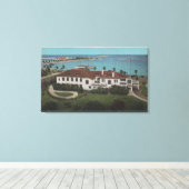 Toile Saint-Pétersbourg, Floride - Aérien de Yacht (Insitu (Plancher de Bois))