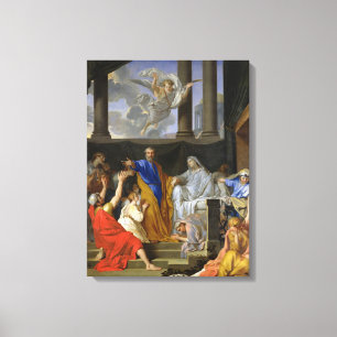 Toile Saint Pierre ressuscitant la veuve Tabitha, 1652