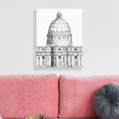 Toile Saint Pierre, Rome (Insitu(Salon))