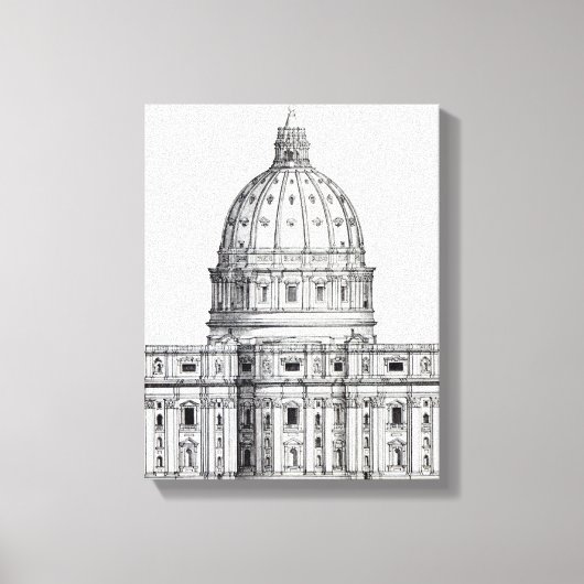 Toile Saint Pierre, Rome (Recto)