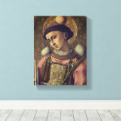Toile Saint Stephen (par Carlo Crivelli, 1476) (Insitu (Plancher de Bois))