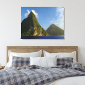 Toile Sainte-Lucie Pitons (Insitu(Chambre))