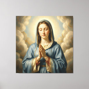 Toile Sainte Mère de Dieu - Amour divin et protection