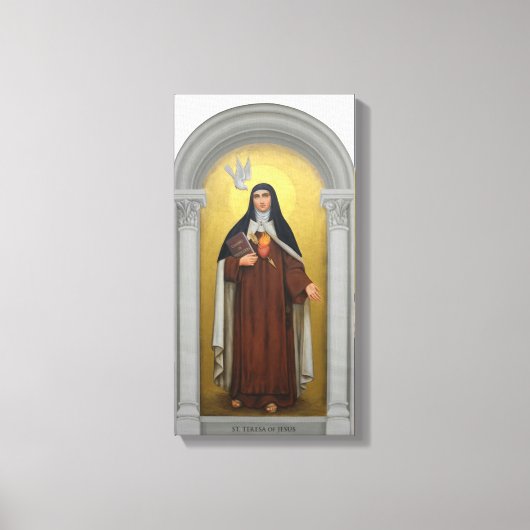 Toile Sainte Thérèse d'Avila Carmelite Nun (Recto)