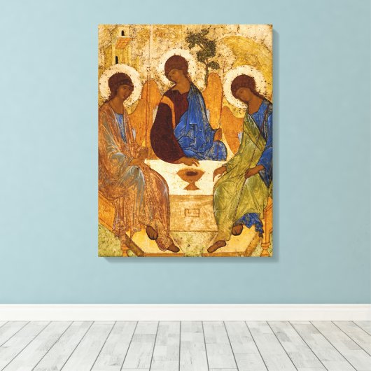 Toile Sainte Trinité par Andrey Rublev (Insitu (Plancher de Bois))