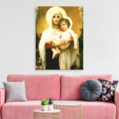 Toile Sainte Vierge Marie et Enfant Jésus (Insitu(Salon))