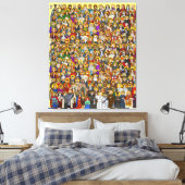 Toile Saints, All saints, Catholic Saints (Insitu(Chambre))