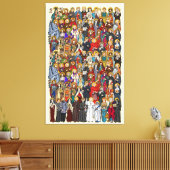 Toile Saints, All saints, Catholic Saints (Insitu(Salon))