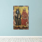 Toile Saints Anthony Abbot et Eligius - Processus peint (Insitu (Plancher de Bois))