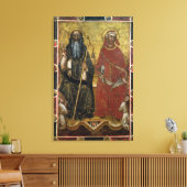 Toile Saints Anthony Abbot et Eligius - Processus peint (Insitu(Salon))