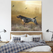 Toile Saison de chasse, pointeur allemand à courte durée (Insitu(Chambre))