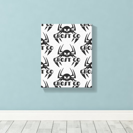 Toile Saison Éffrayante de Ghost Go (Insitu (Plancher de Bois))