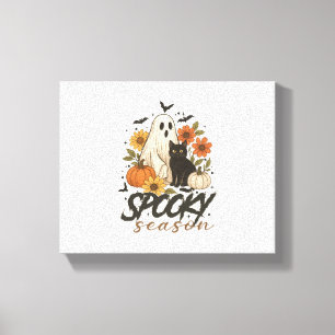 Toile Saison éffrayante Ghost Retro Éffrayant Halloween