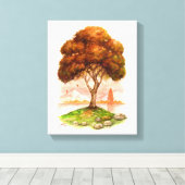 Toile Saisons de changement (Insitu (Plancher de Bois))