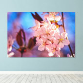 Toile Sakura Dans L'Ombre Des Arbres (Insitu (Plancher de Bois))