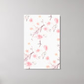 Toile Sakura, fleurs de cerisiers (Recto)