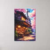 Toile Sakura no Machikado - Cherry Blossom Street (Recto)