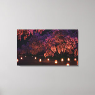 Toile Sakura (nuit)