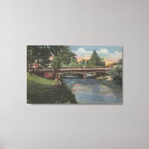 Toile Salem, Orégon - belle crique de moulin