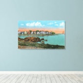 Toile Salem Willows Vue de Juniper Point et Salem (Insitu (Plancher de Bois))