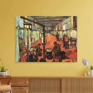 Toile Salle dans l'hôpital d'Arles par Vincent van Gogh