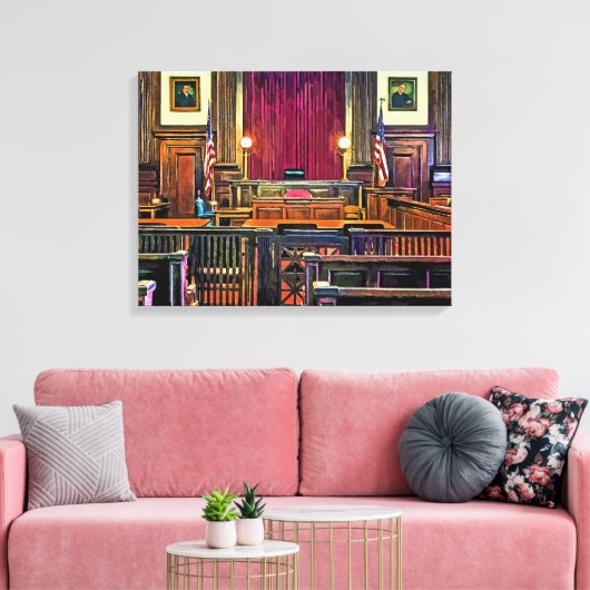 Toile Salle d'audience (Insitu(Salon))