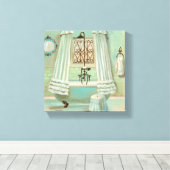 Toile Salle de bain à l'ancienne (Insitu (Plancher de Bois))