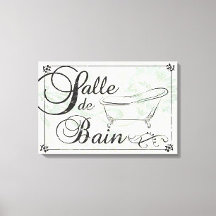 Toile Salle de Bain Canvas