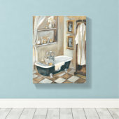 Toile Salle de bain française neutre (Insitu (Plancher de Bois))