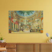 Toile Salle de banquets, de 'Vues du Pavillon Royal (Insitu(Salon))