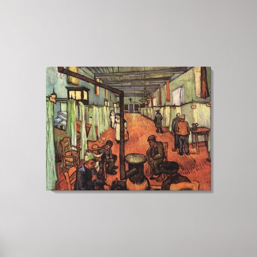 Toile Salle d'hôpital à Arles par Vincent van Gogh (Recto)