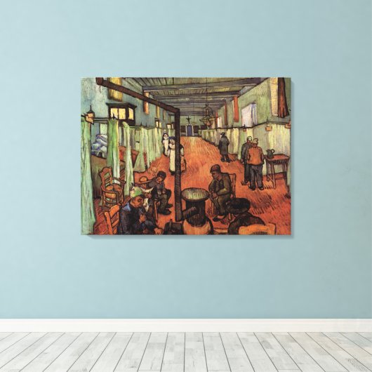 Toile Salle d'hôpital à Arles par Vincent van Gogh (Insitu (Plancher de Bois))