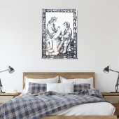 Toile Salomon et Marcoul, illustration de (Insitu(Chambre))