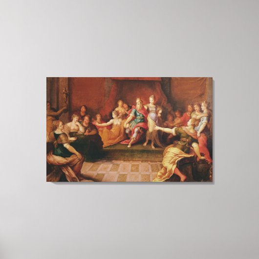 Toile Salomon et ses femmes (Recto)