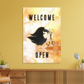 Toile Salon de marbre d'or - Bienvenue (Insitu(Salon))