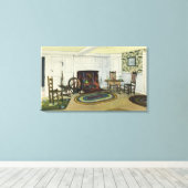 Toile Salon intérieur Vue sur le John Alden (Insitu (Plancher de Bois))