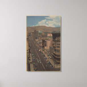 Toile Salt Lake City, Utah - Vue sur Main St.