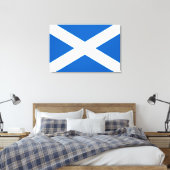 Toile Saltire ~ Drapeau de l'Ecosse (Insitu(Chambre))