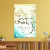 Toile Saltwater Beach Life Seahorse (Insitu(Salon))