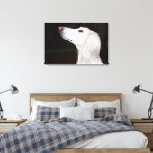Toile Saluki se lève (Insitu(Chambre))